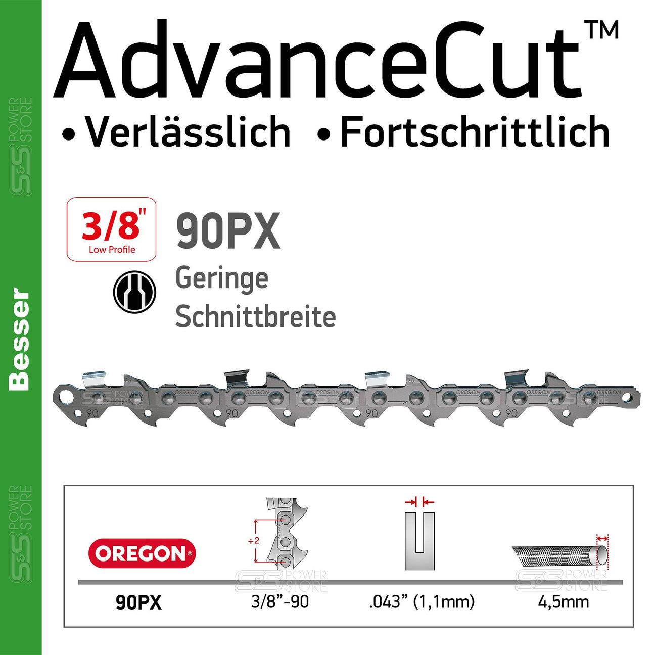Oregon AdvanceCut™ Sägeketten - powerstore-shop