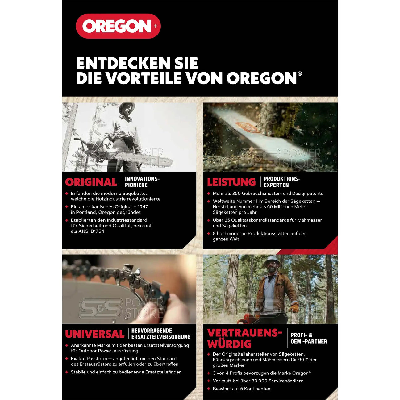 Oregon Produkte kaufen Sägeketten Schienen Forstzubehör Gartentechnik - powerstore-shop