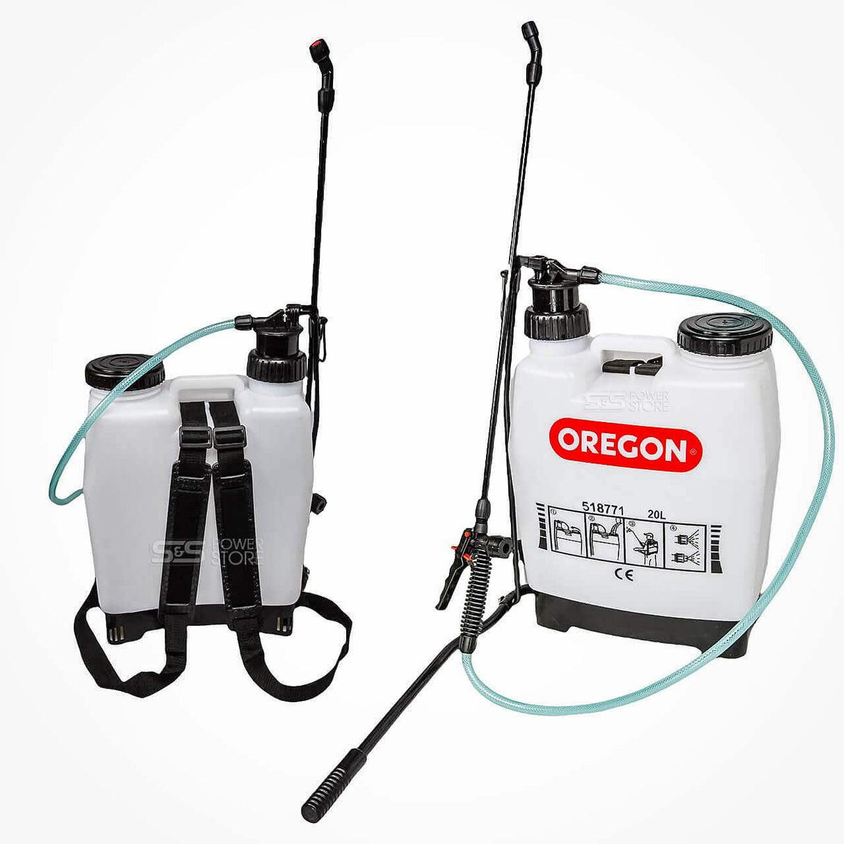 Oregon Rückenspritze 20 Liter Drucksprühgerät Drucksprüher 518771 - powerstore-shop