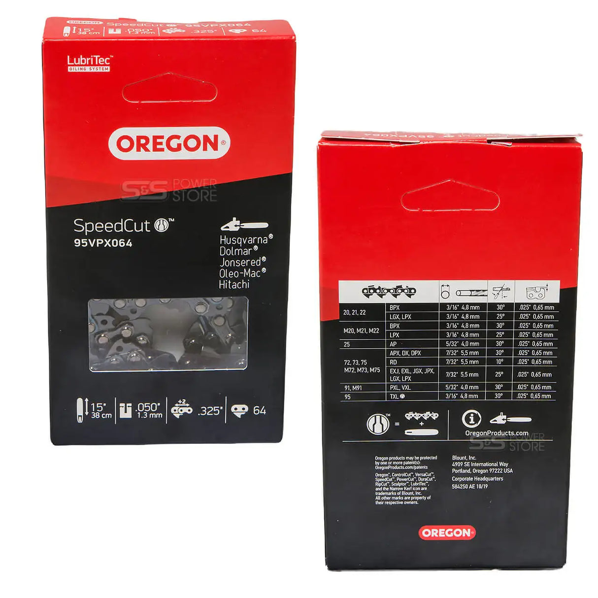Oregon SpeedCut Sägekette 95VPX064E 325" 1,3 mm 64 TG 38 cm Halbmeißel - powerstore-shop