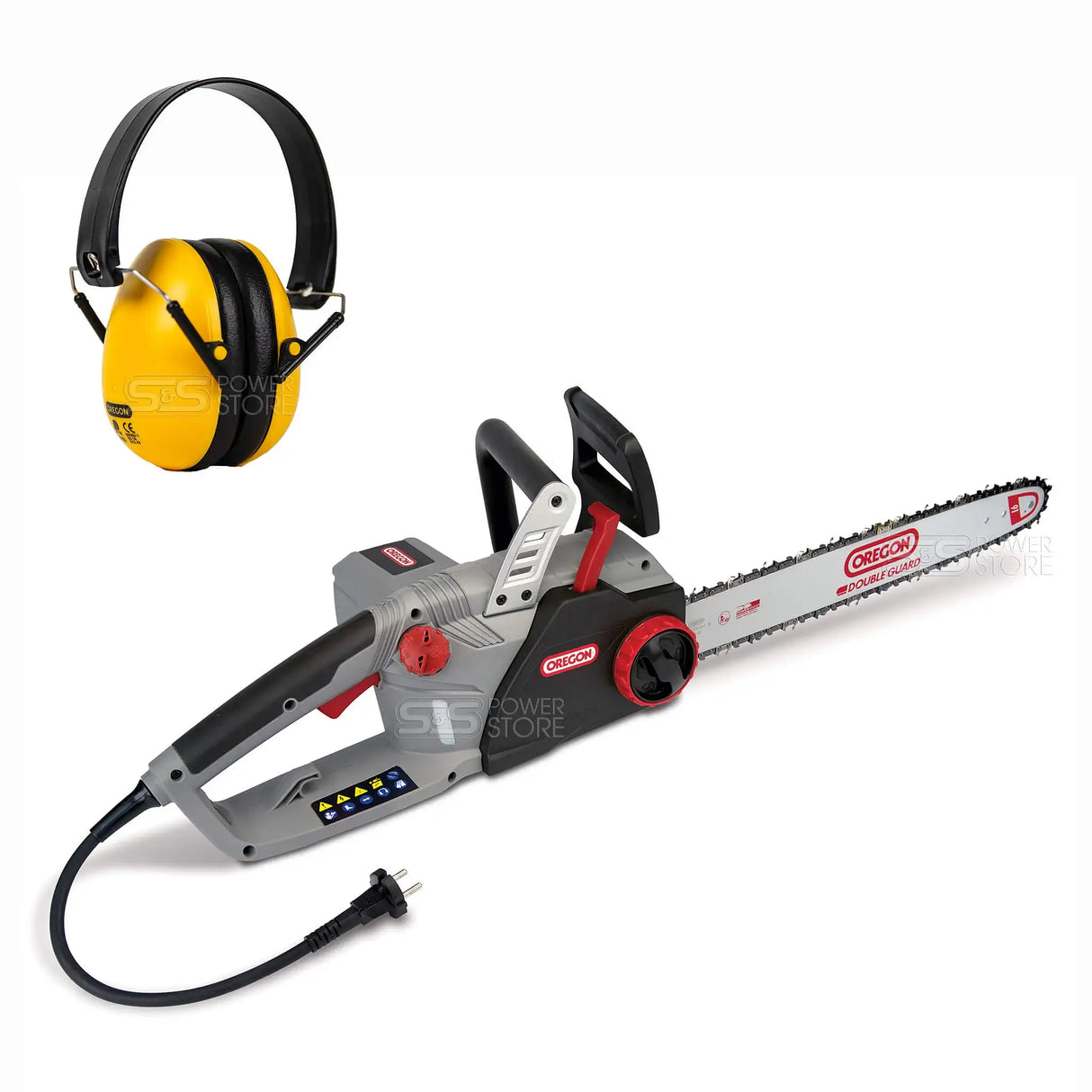 Oregon Elektro Kettensäge CS1500 plus Gratis Gehörschutz - powerstore-shop