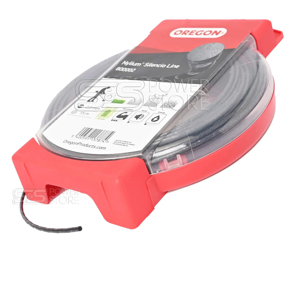 Oregon Mähfaden Aluminium verstärkt leise Nylium Silencio Rund 2,0 mm x 15 m - powerstore-shop