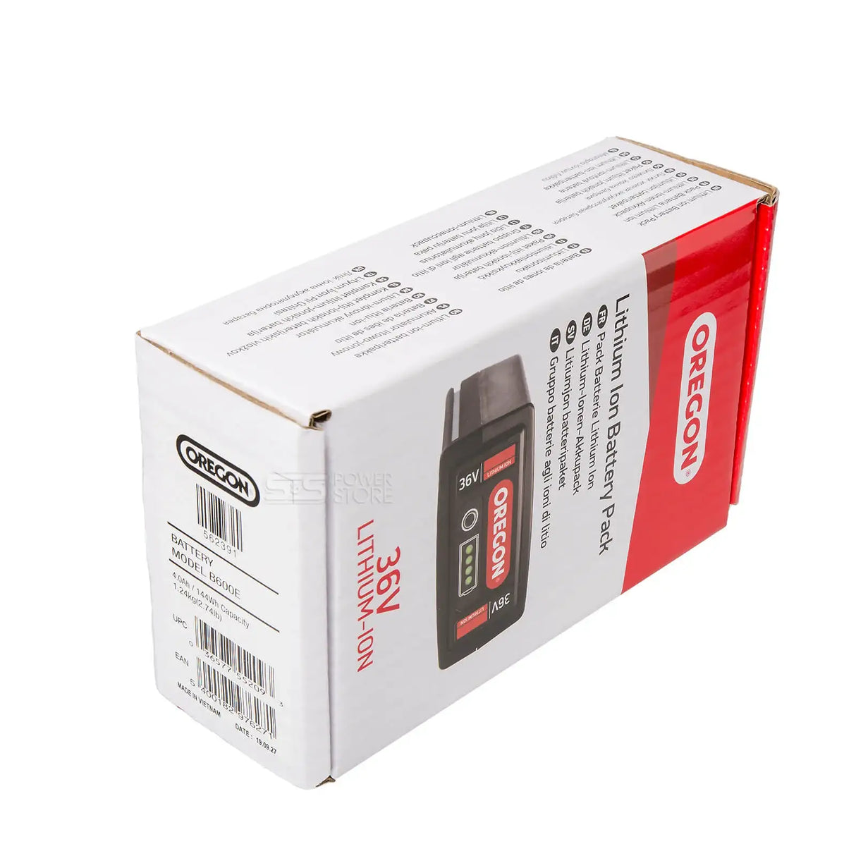 OREGON Akku 4,0 Ah 36 Volt B600E - powerstore-shop