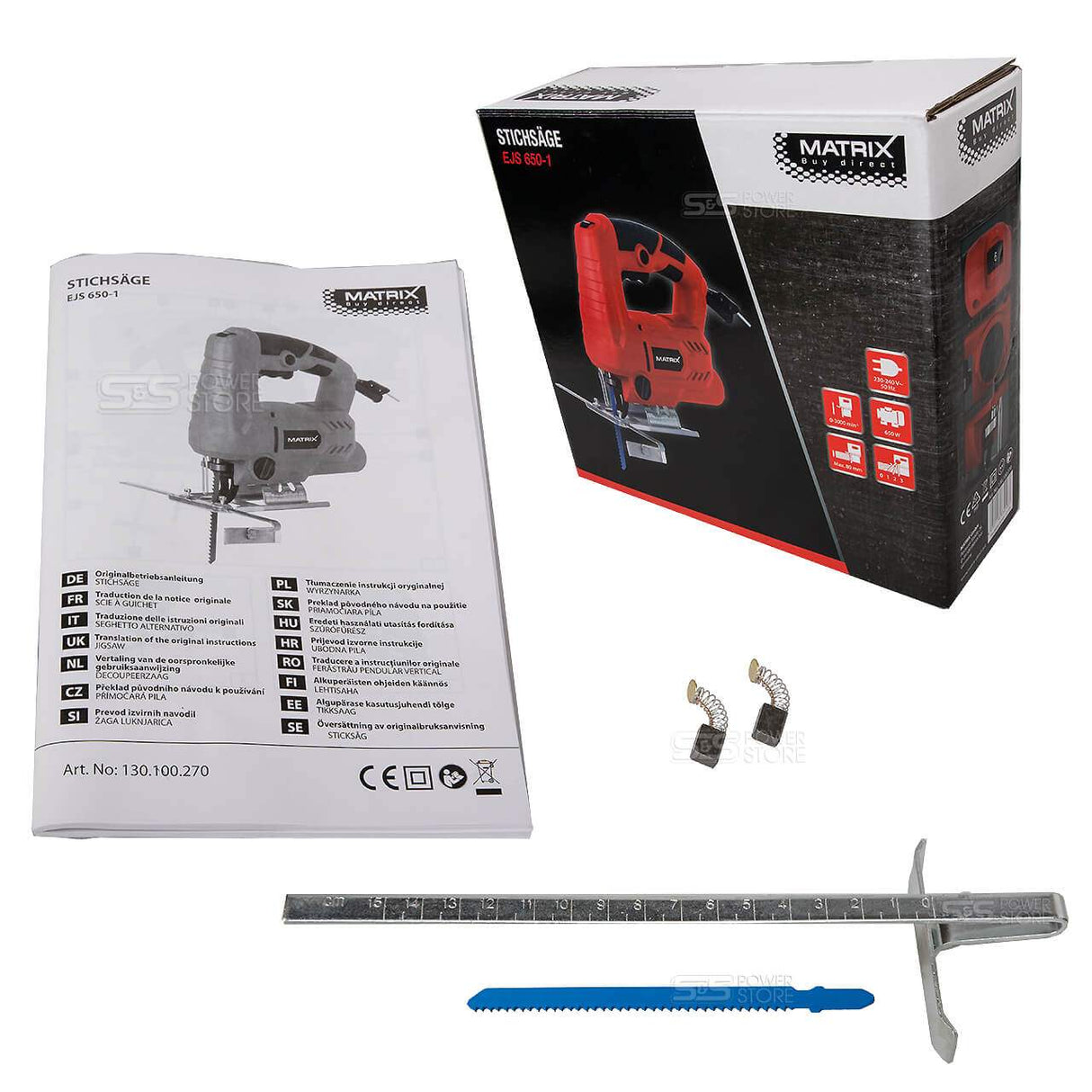 Matrix Stichsäge EJS 650-1 Pendelhubstichsäge - powerstore-shop