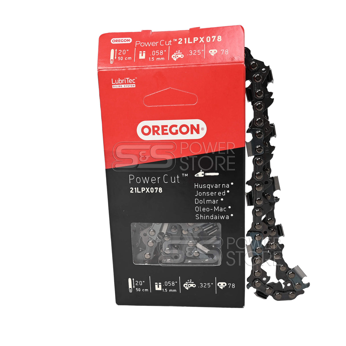 Oregon Sägekette 21LPX078E PowerCut 0.325" 1,5 mm 78 TG 50 cm Vollmeißel - powerstore-shop
