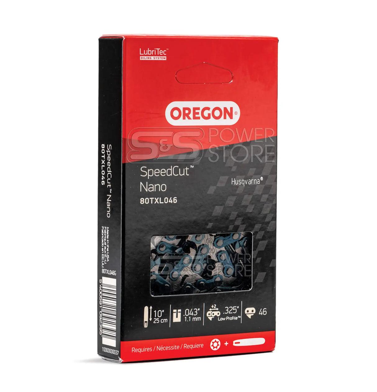 Oregon SpeedCut Nano Sägekette 80TXL046E 325" 1,1 mm 46 TG 25 cm Halbmeißel - powerstore-shop