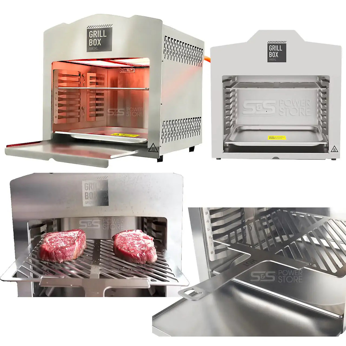 Matrix GrillBox 880XL Oberhitzegrill Gasgrill Set - powerstore-shop