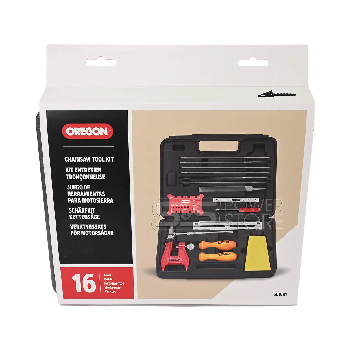 Oregon Forst Werkzeugset zur Kettensägen-Wartung und Schärfen von Sägeketten - powerstore-shop