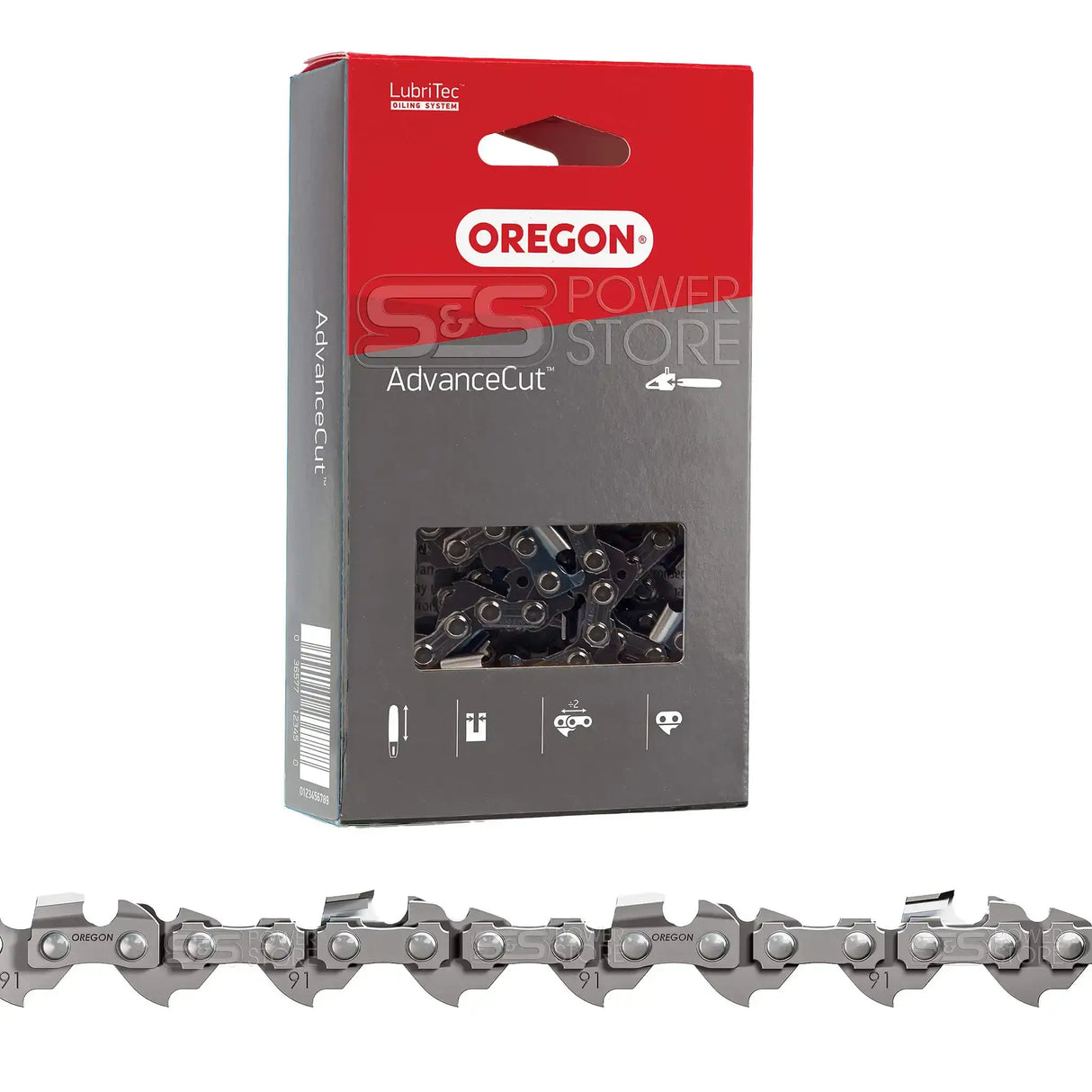 Oregon AdvanceCut Sägekette passend Scheppach CSH46 Benzin-Kettensäge 45 cm - powerstore-shop