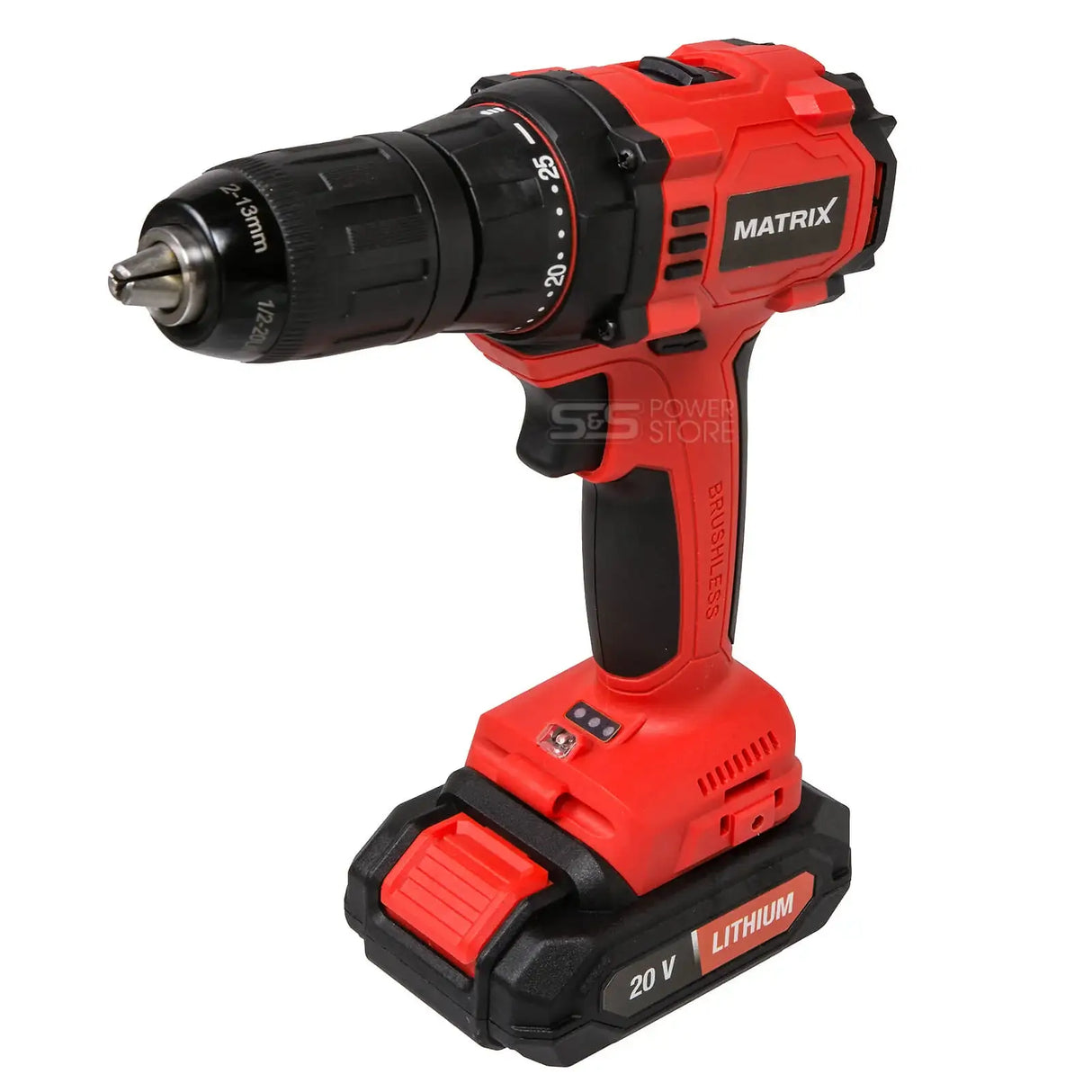 Matrix Akkuschrauber Bohrschrauber AKN-20 V BL 1,5 Ah Brushless 20 V Li-ion - powerstore-shop