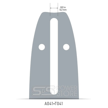 Oregon Führungsschiene 100SDEA041 3/8" 1,3 mm 25 cm Double Guard Schwert - powerstore-shop