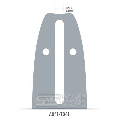 Oregon Führungsschiene passend Yard Force LS C35W Schwert 35 cm 3,8" mini 1,1 mm - powerstore-shop