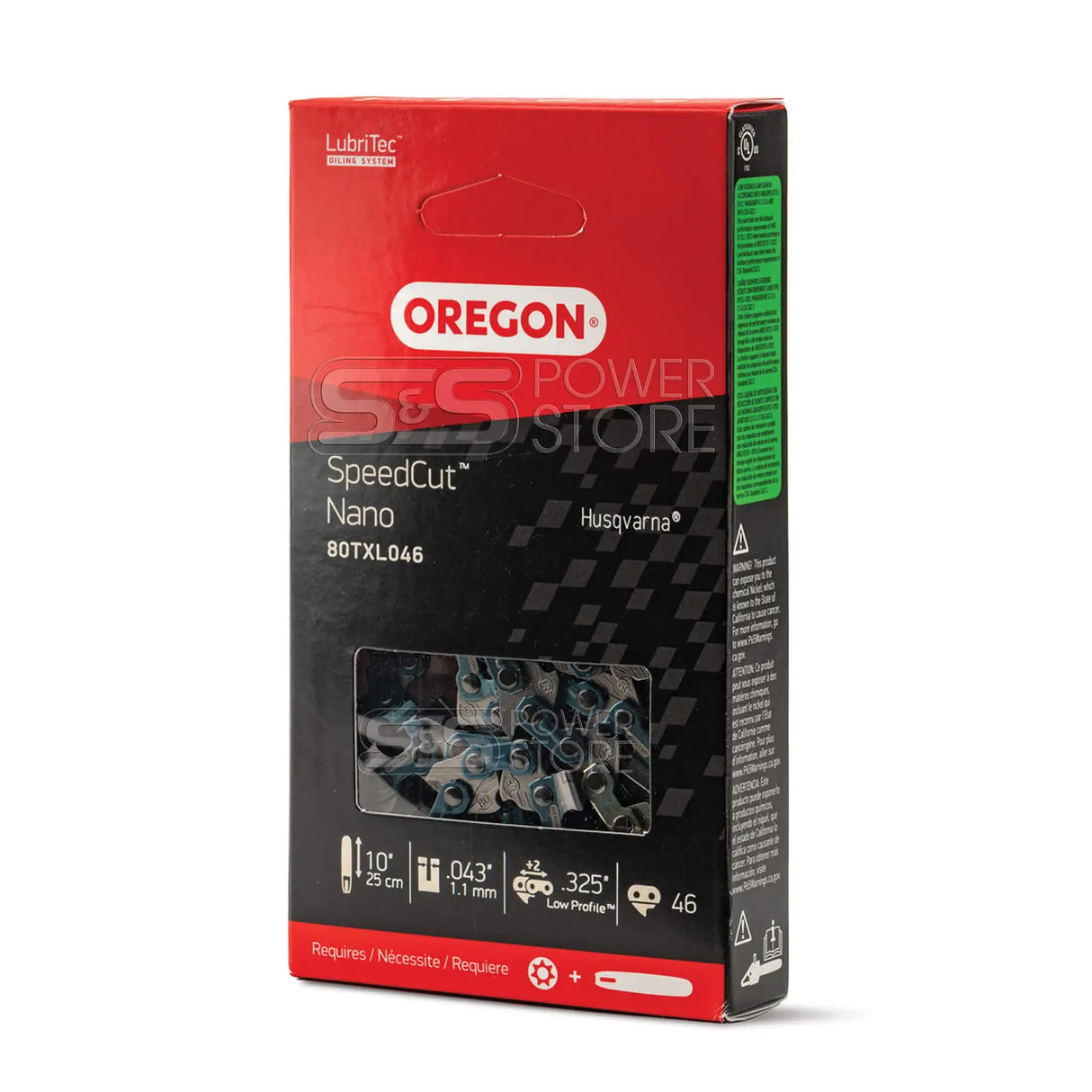 Oregon SpeedCut Nano Sägekette 80TXL046E 325" 1,1 mm 46 TG 25 cm Halbmeißel - powerstore-shop