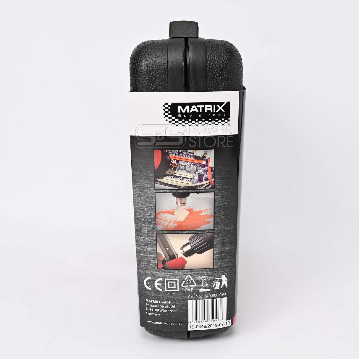 Matrix Heißluftpistole Heißluftfön Heißluftgebläse HG 2000/4 - powerstore-shop