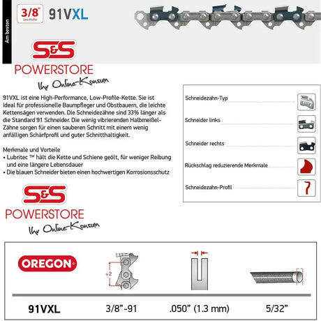 Oregon Sägekette VersaCut passend Solo 636 Ersatzkette 35 cm - powerstore-shop