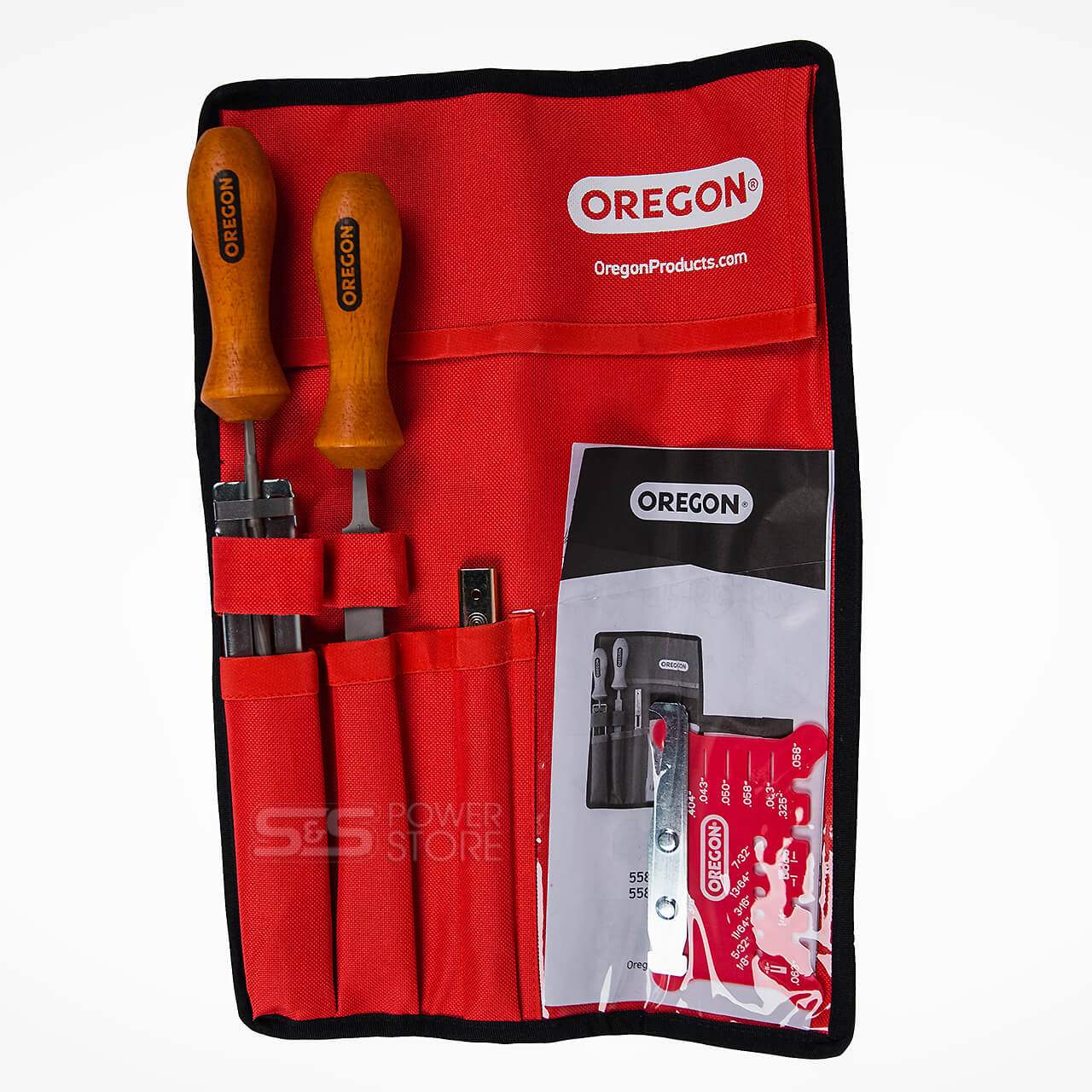 Oregon Schärfsatz 3/8" und 1/4" Sägeketten Feile 4,0 mm mit Tasche 558488 - powerstore-shop