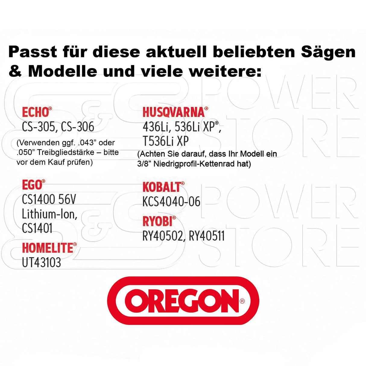 Oregon Sägekette Q90SG052E Micro-Lite 3/8" 1,1 mm 52 TG 35 cm Halbmeißel - powerstore-shop
