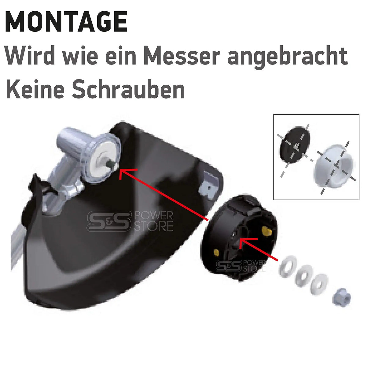 Oregon Universal Mähkopf Schneidkopf 539138 für Freischneider, Motorsensen & Trimmer - powerstore-shop