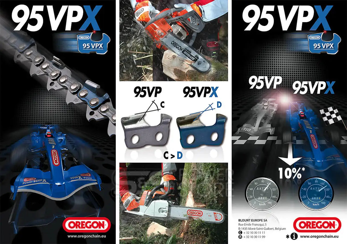 Oregon SpeedCut Sägekette 95VPX064E 325" 1,3 mm 64 TG 38 cm Halbmeißel - powerstore-shop