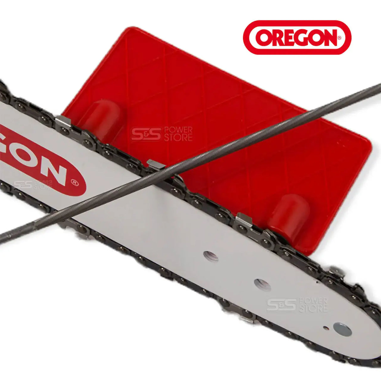 Oregon Schärfgitter 90610 Magnet Winkellehre Feilenlehre Schärfhilfe 25° 30° - powerstore-shop