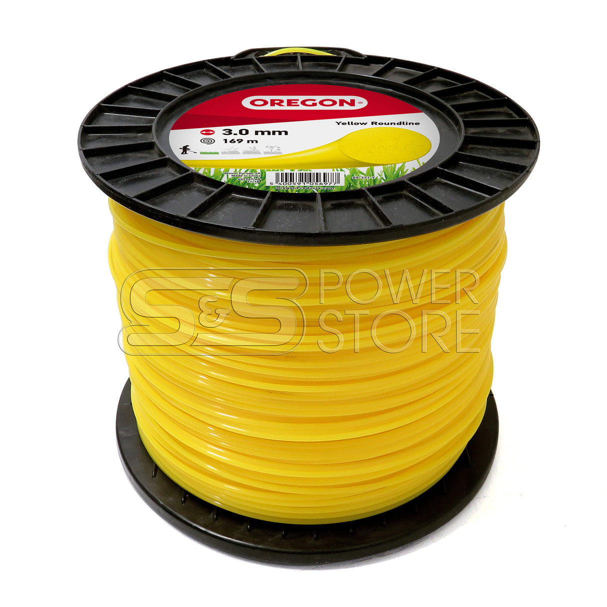 Oregon Gelber Freischneidefaden Yellow Roundline 3,0 mm Durchmesser 169 m Länge Trimmerfaden - powerstore-shop