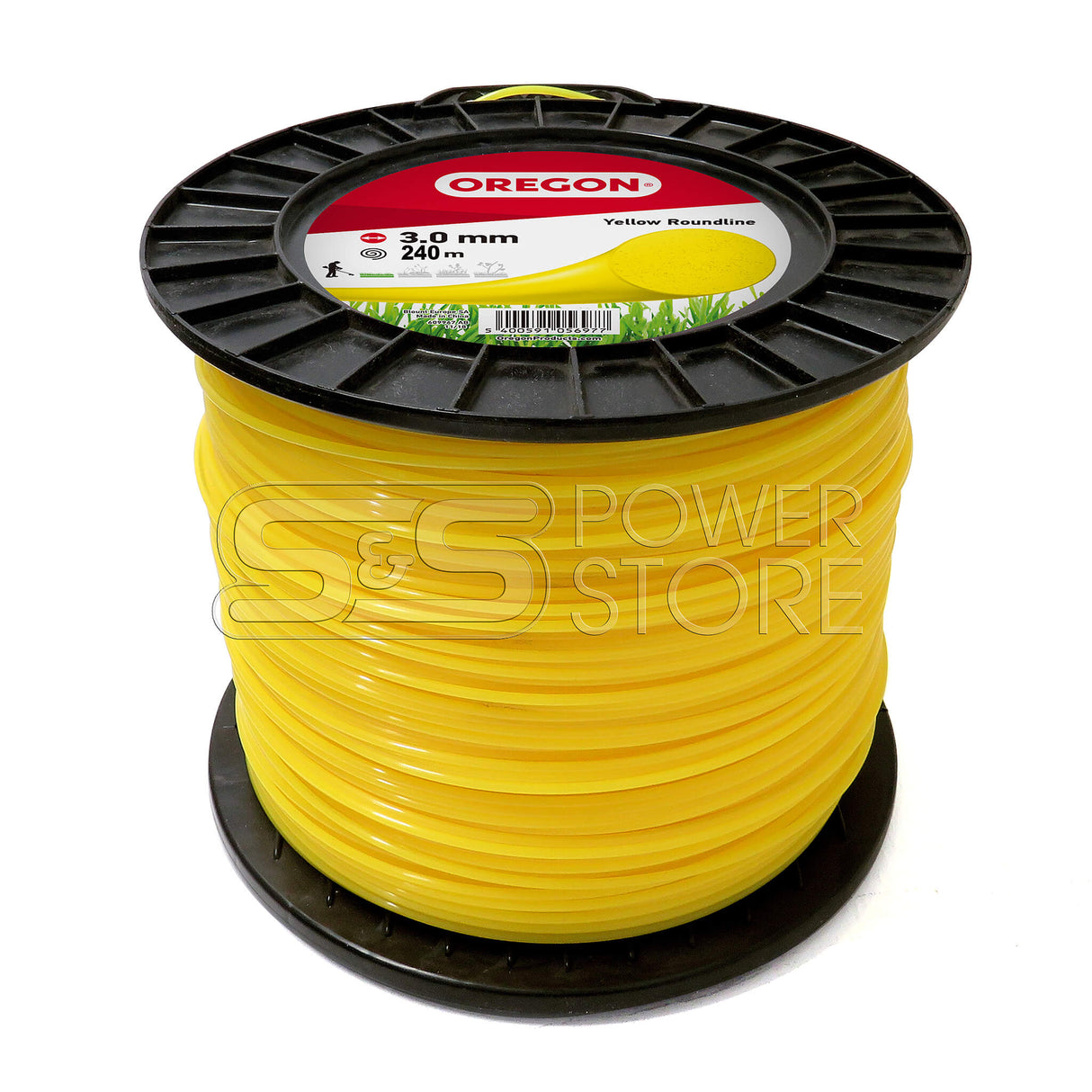 Oregon Gelber Freischneidefaden Yellow Roundline 3,0 mm Durchmesser 240 m Länge Trimmerfaden - powerstore-shop