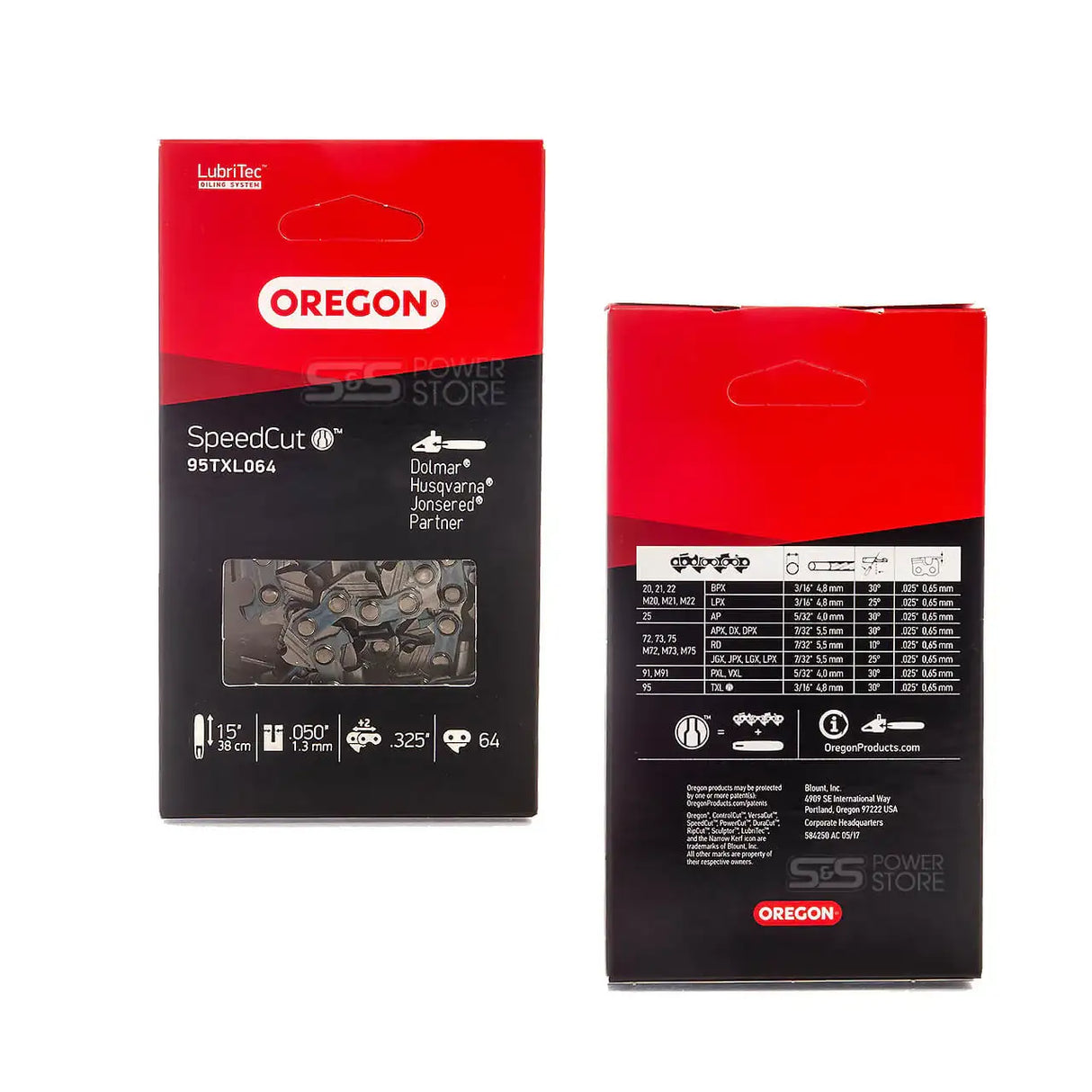 Oregon SpeedCut Sägekette 95TXL064E 325" 1,3 mm 64 TG 38 cm Halbmeißel - powerstore-shop