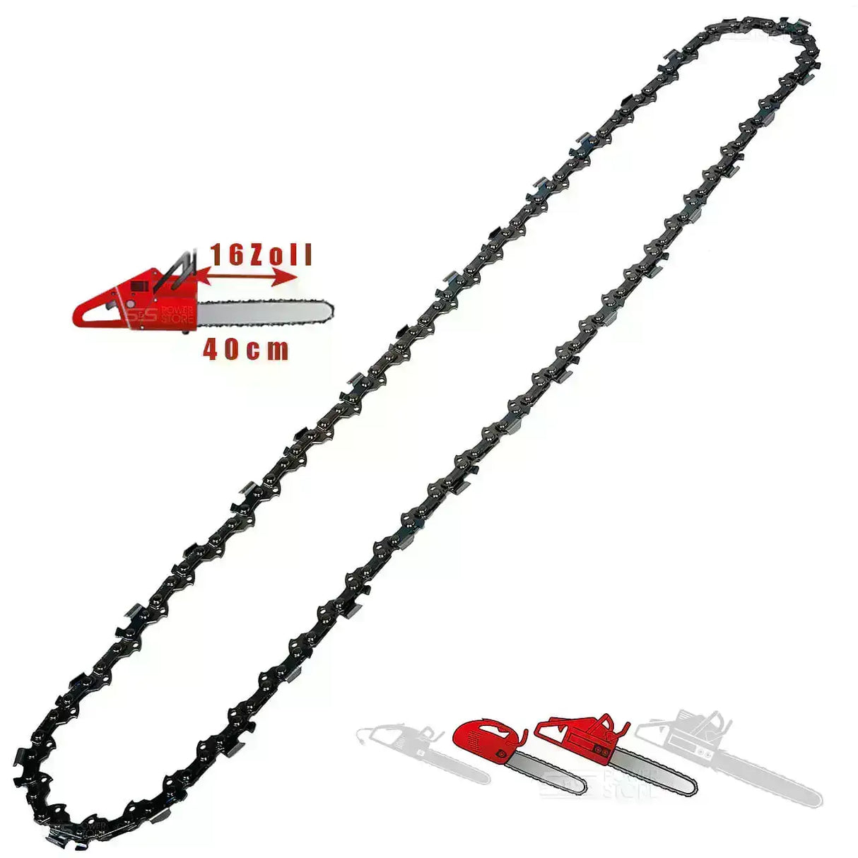 Oregon Sägekette passend Lidl Florabest FKS 2200 D2 Ersatzkette 40 cm - powerstore-shop