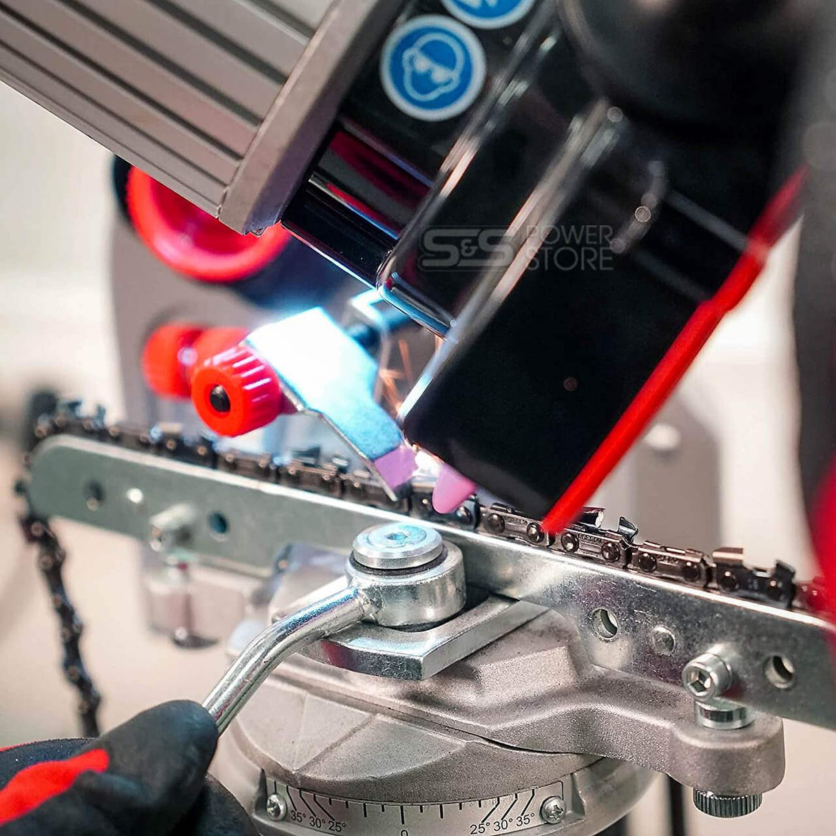 Oregon Profi Kettenschärfgerät 410-230 Jolly Economy Set inkl. 3 Schleifscheiben - powerstore-shop