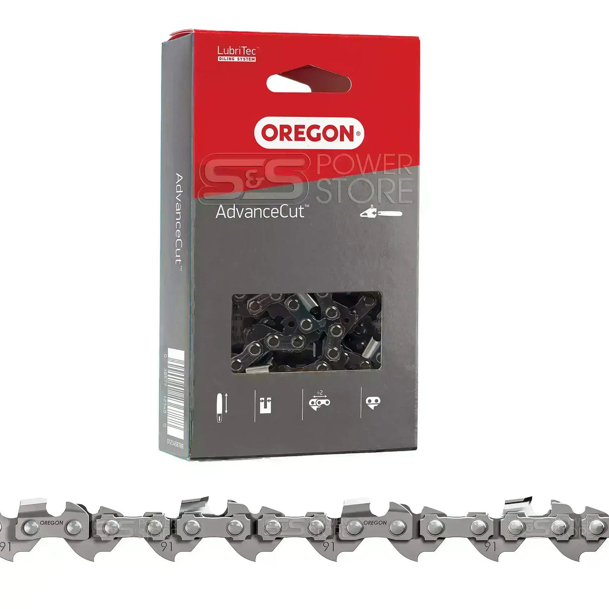 Oregon AdvanceCut Sägekette passend Güde KS 450-46 Benzin-Kettensäge 45 cm - powerstore-shop