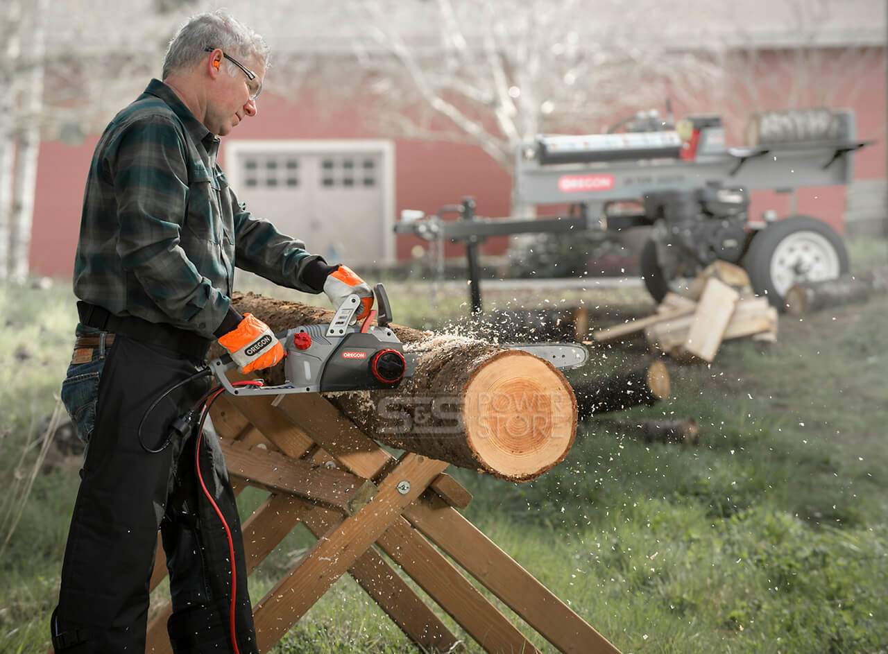 Oregon Elektro Kettensäge CS1500 plus Gratis Gehörschutz - powerstore-shop