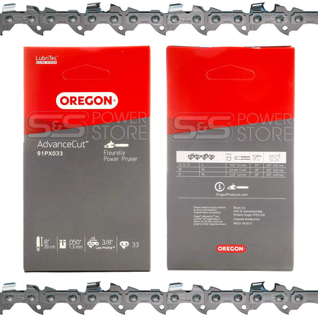 Oregon Sägekette 91PX033E AdvanceCut 3/8" 1,3 mm 33 TG 20 cm Halbmeißel - powerstore-shop