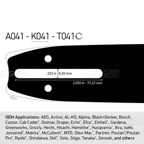 Oregon Führungsschiene passend Lidl Florabest FKS 2002/10 Schwert 40 cm 3,8" 1,3 mm - powerstore-shop
