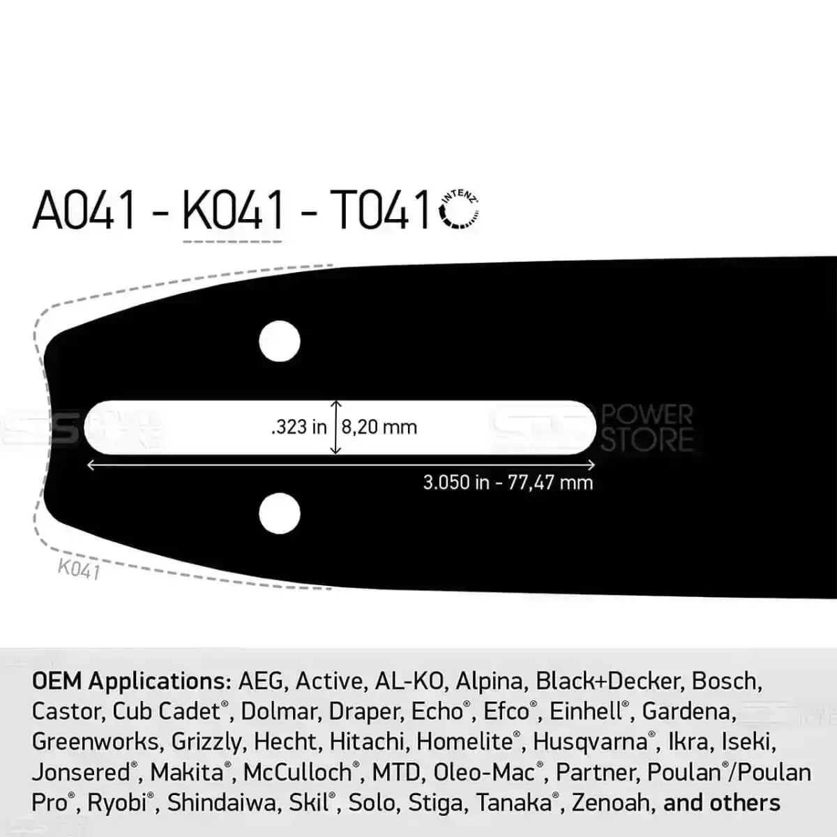 Oregon Führungsschiene passend Lidl Florabest FKS 2002/10 Schwert 40 cm 3,8" 1,3 mm - powerstore-shop
