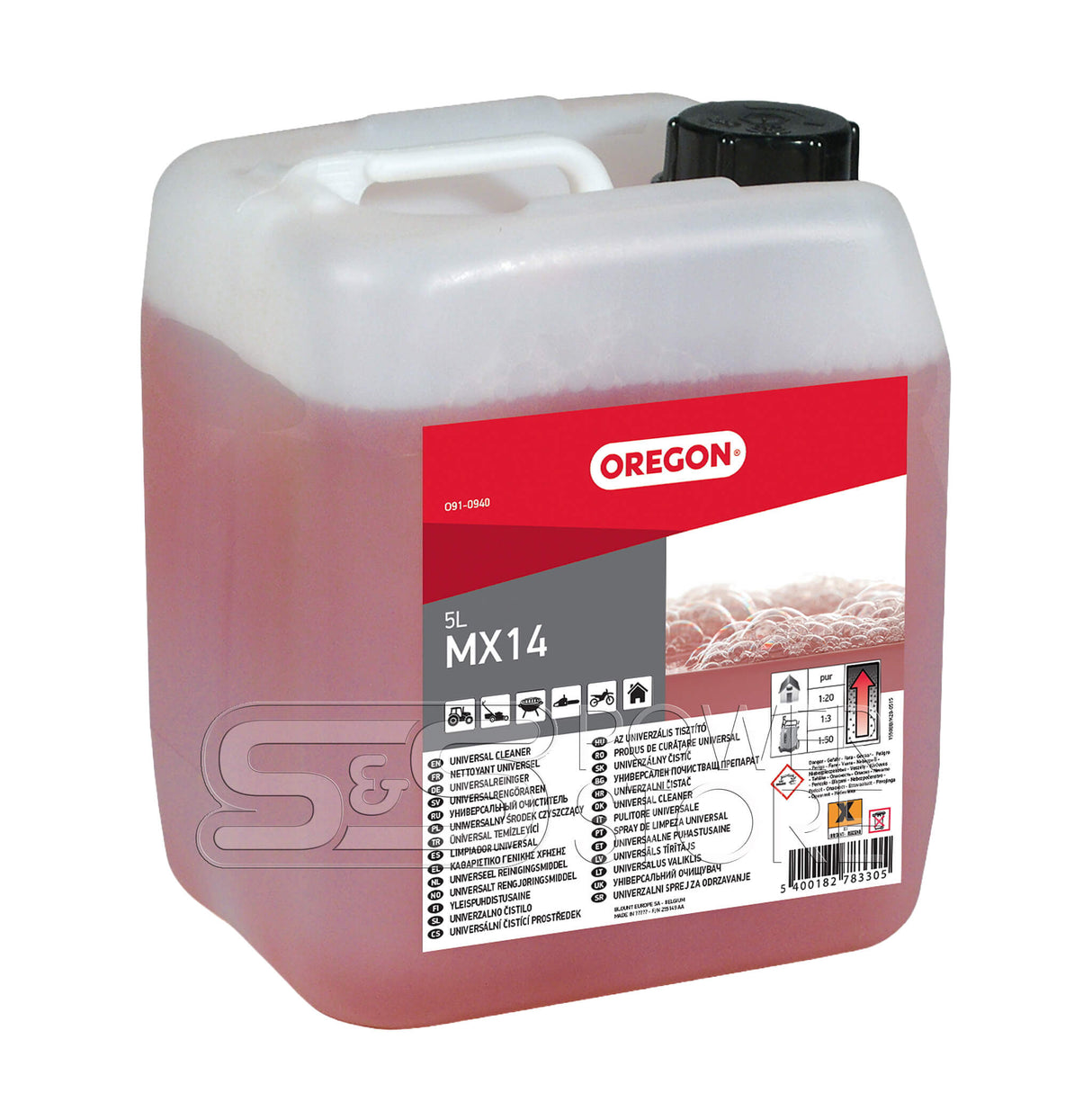 Oregon Harzlöser Universal Allzweck Reiniger MX 14 Werkstattreiniger 5 Liter Kanister