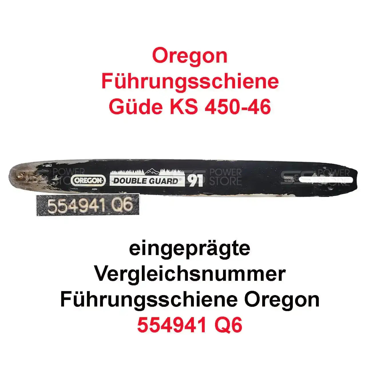 Oregon Führungsschiene passend Güde KS 400-41 45 cm 3,8" 1,3 mm - powerstore-shop