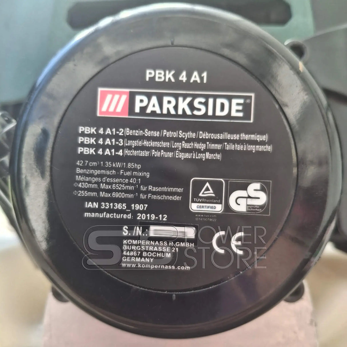 Mähkopf Schneidkopf 4in1 Benzin-Kombigerät LIDL Parkside PBK 4 A1 Benzin-Sense Freischneider - powerstore-shop