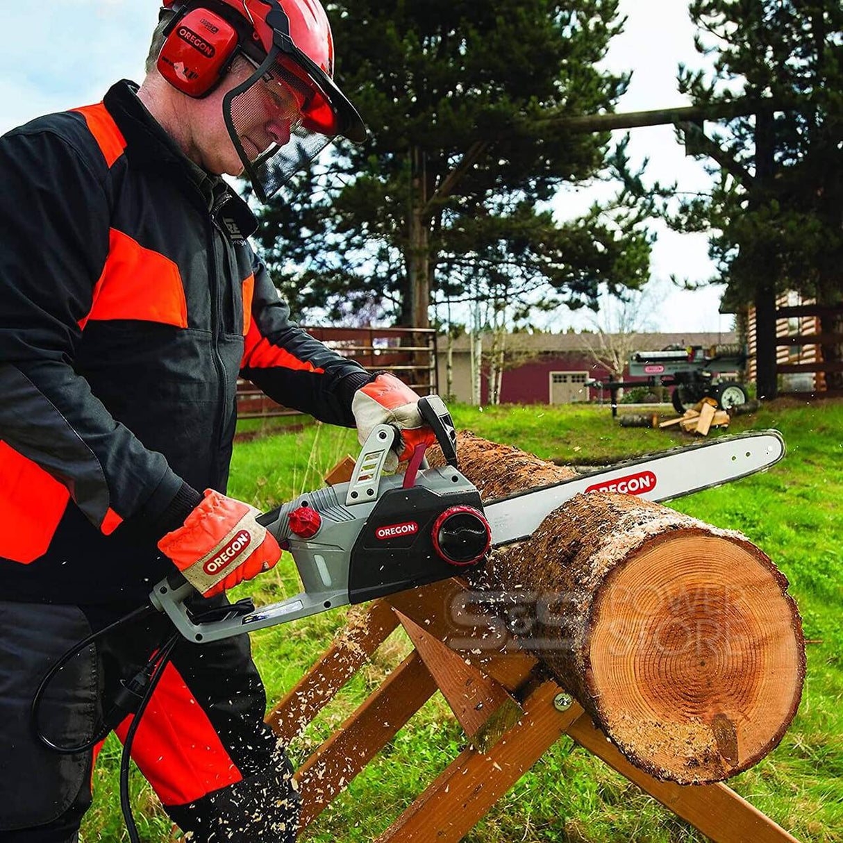 Oregon Elektro Kettensäge CS1500 plus Gratis Gehörschutz - powerstore-shop
