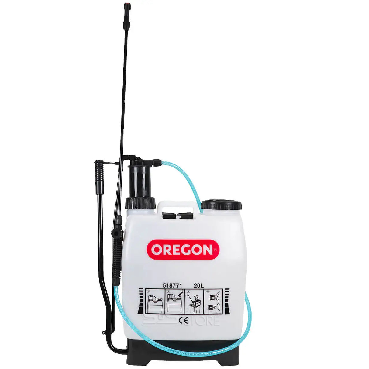 Oregon Rückenspritze 20 Liter Drucksprühgerät Drucksprüher 518771 - powerstore-shop