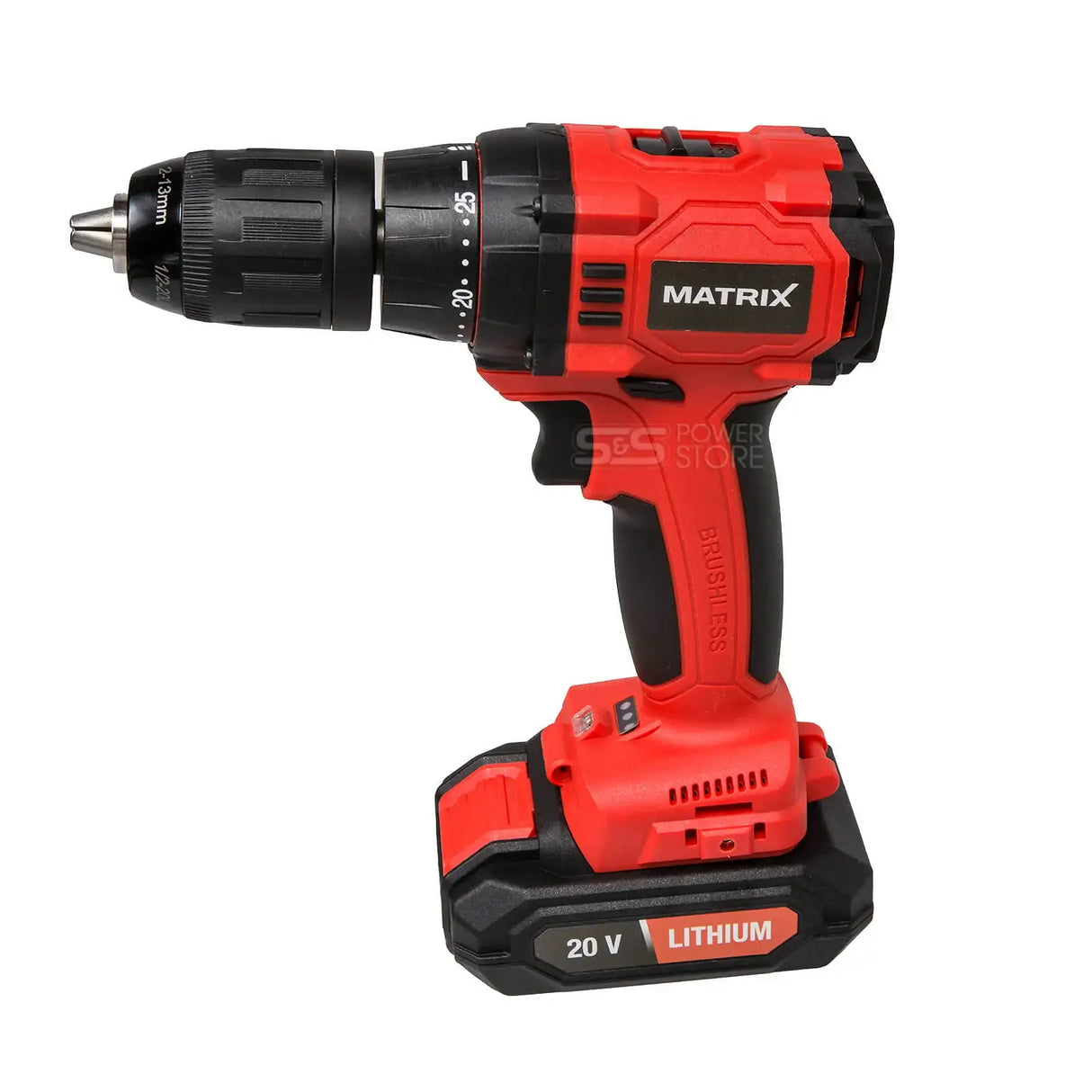 Matrix Akkuschrauber Bohrschrauber AKN-20 V BL 1,5 Ah Brushless 20 V Li-ion - powerstore-shop