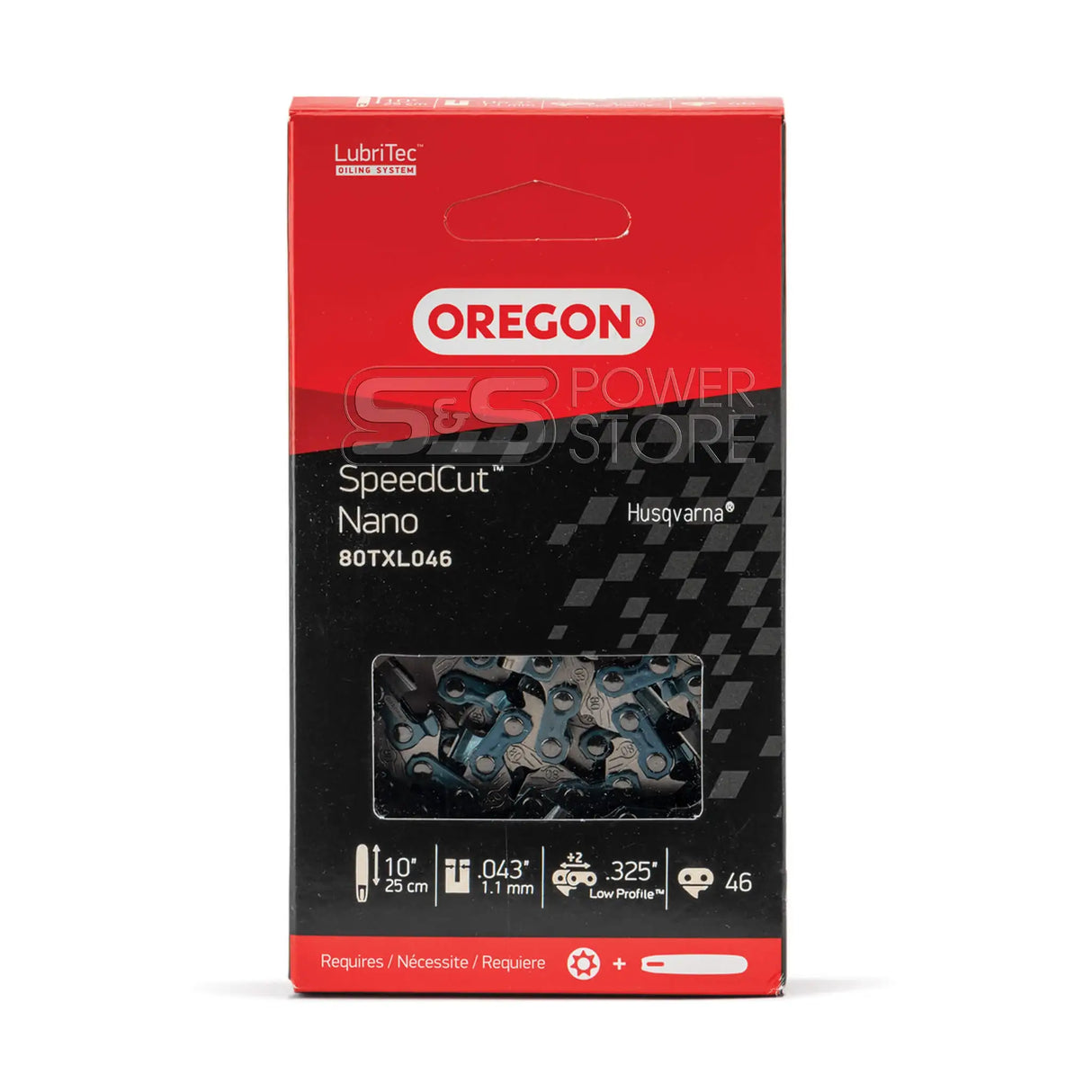 Oregon SpeedCut Nano Sägekette 80TXL046E 325" 1,1 mm 46 TG 25 cm Halbmeißel - powerstore-shop