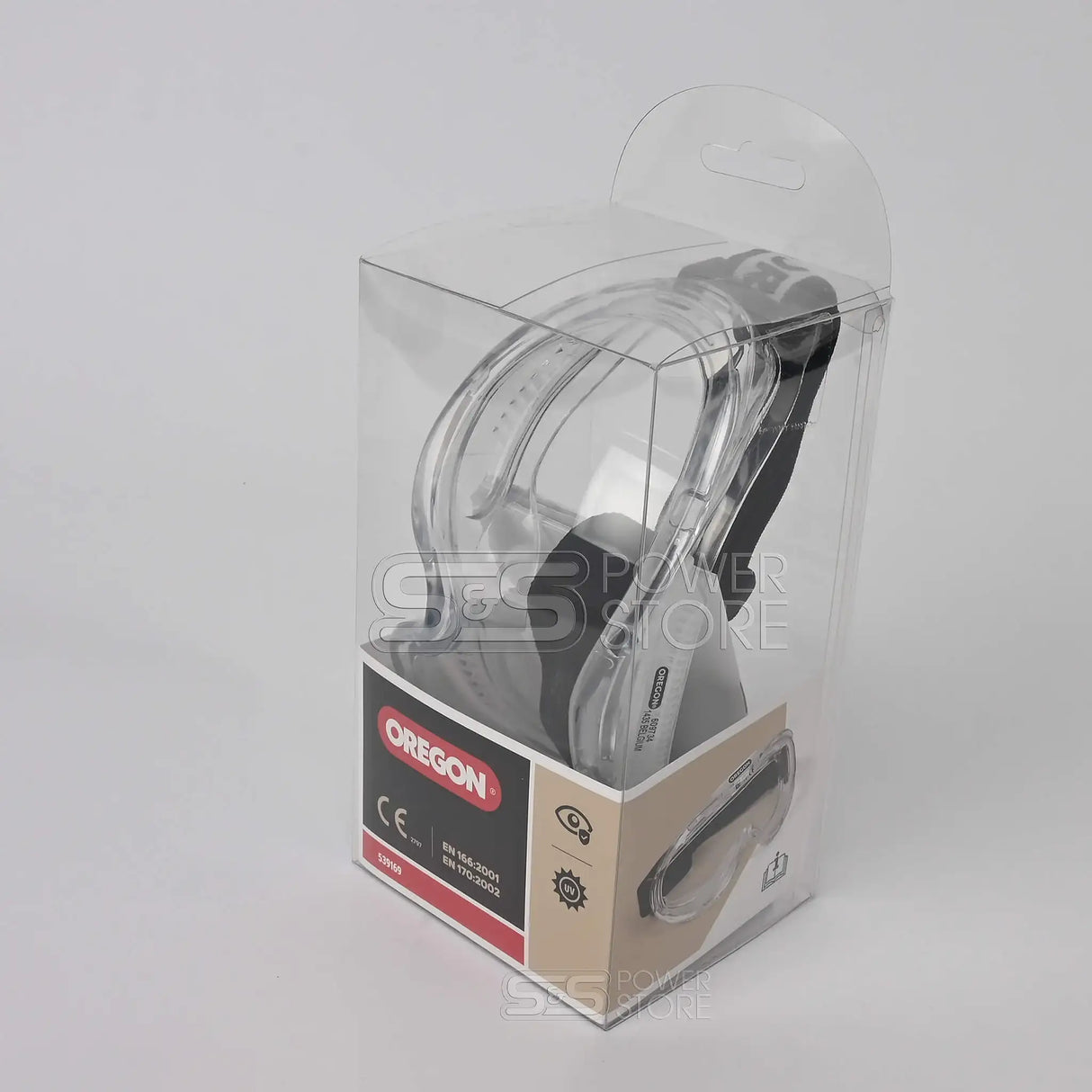 Oregon Schutzbrille klar geschlossene Überbrille Brillenträger Vollsichtbrille mit Gummiband - powerstore-shop