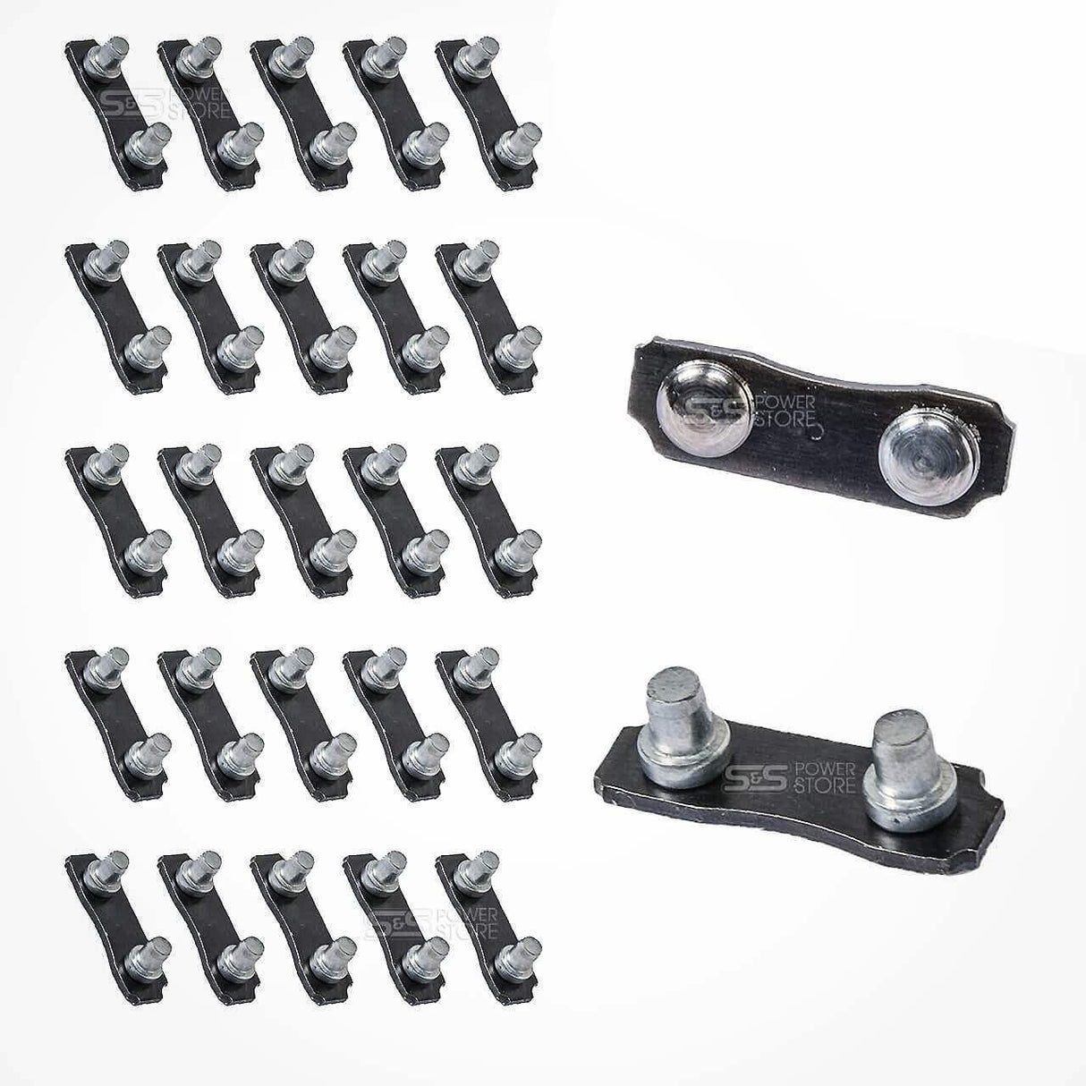 Oregon Sägeketten Verbindungsglied mit Niet 72EXL 73EXL 3/8 " 1,3 mm 1,5 mm 25 Stück - powerstore-shop