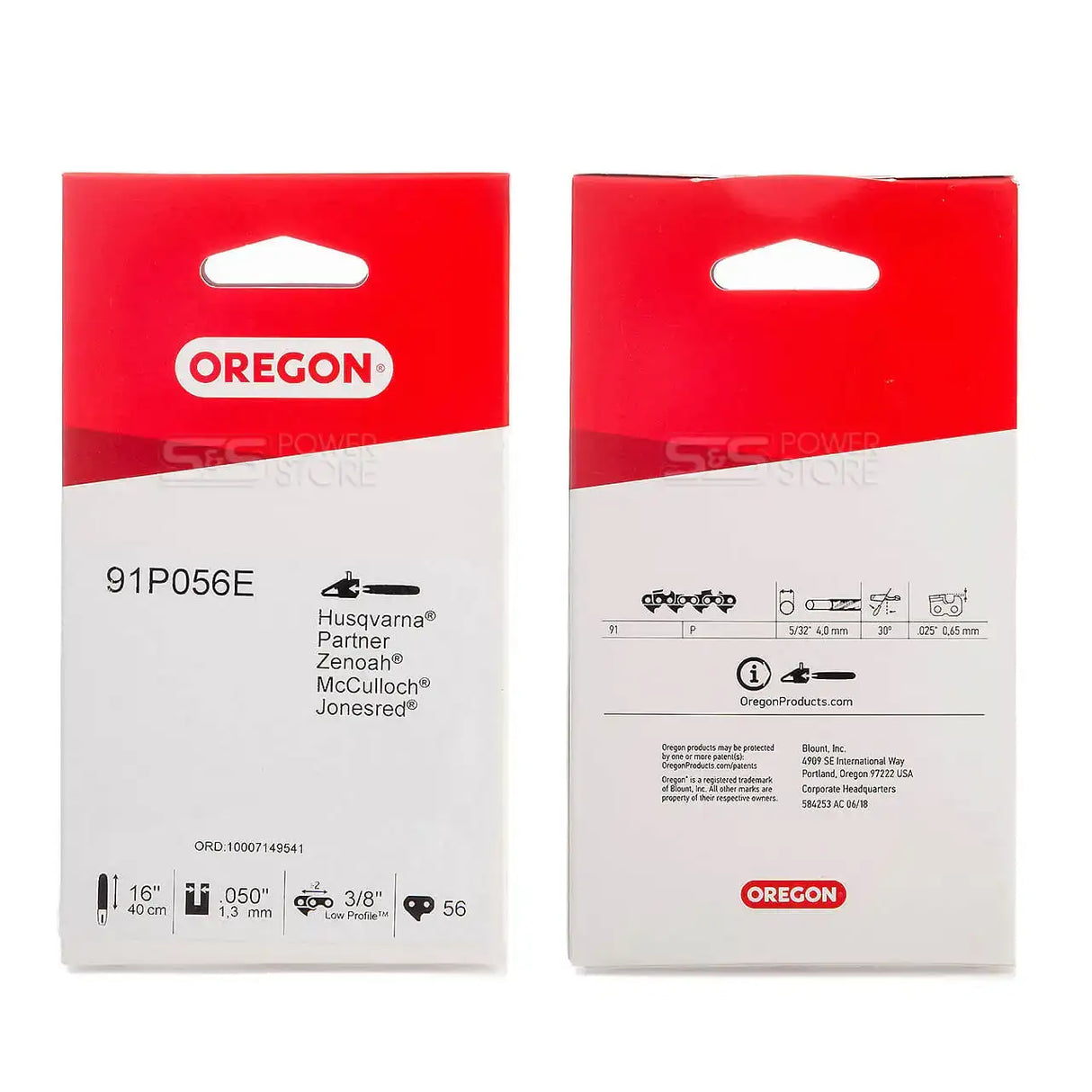 Oregon Sägekette 91P056E Xtraguard 3/8" 1,3 mm 56 TG 40 cm Halbmeißel - powerstore-shop