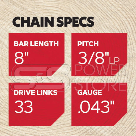 Oregon Sägekette 90PX033E AdvanceCut 3/8" 1,1 mm 33 TG 20 cm Halbmeißel - powerstore-shop