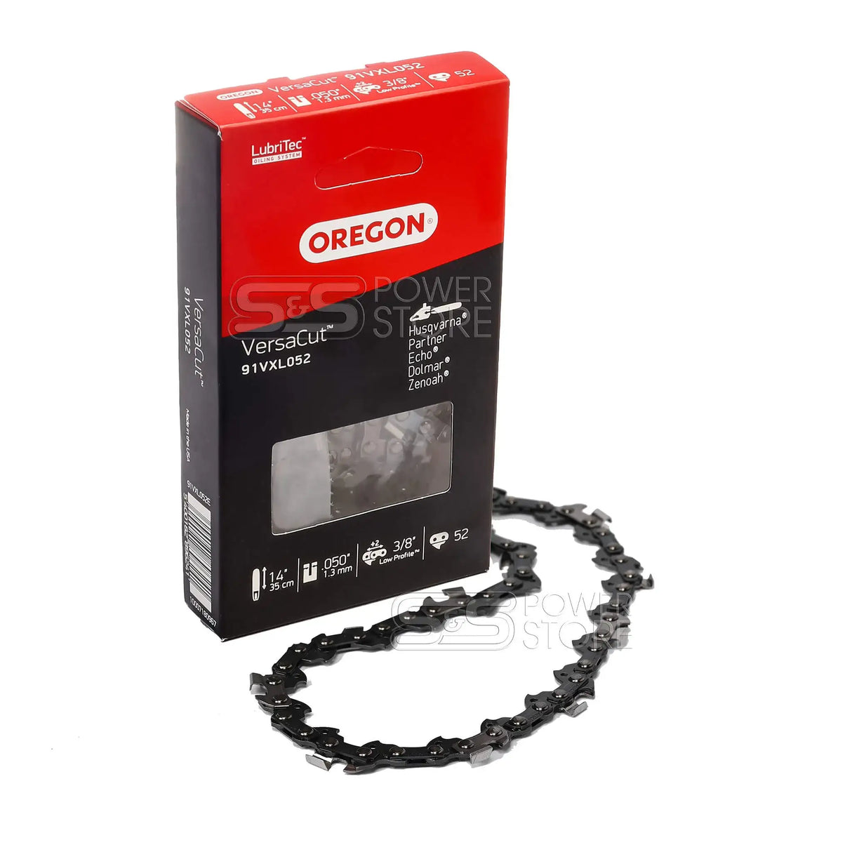 Oregon Sägekette 91VXL052E VersaCut 3/8" 1,3 mm 52 TG 35 cm Halbmeißel - powerstore-shop