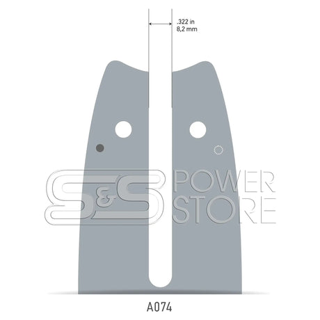 Oregon Double Guard Schwert 140SDEA074 Führungsschiene 3/8" 1,3 mm 35 cm - powerstore-shop