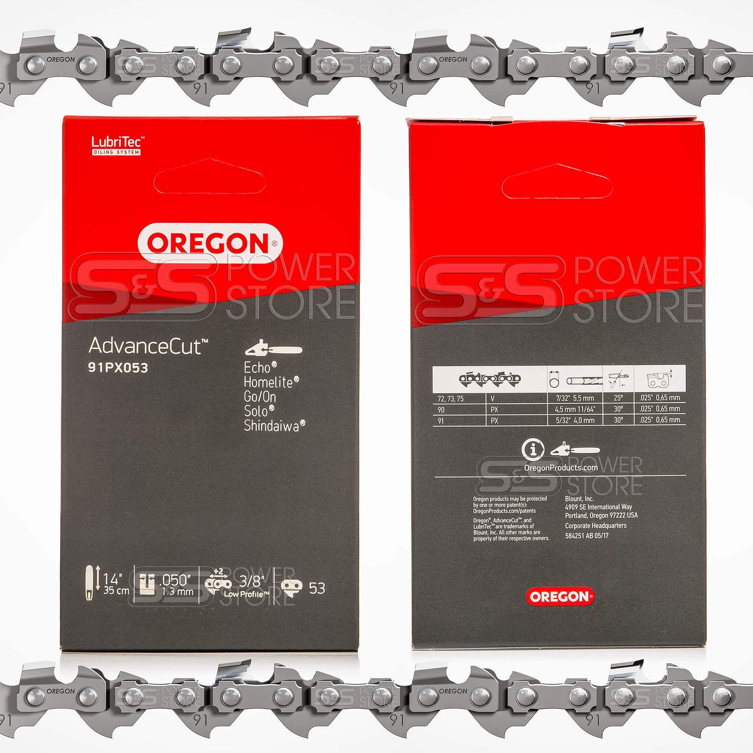 Oregon Sägekette 91PX053E AdvanceCut 3/8" 1,3 mm 53 TG 35 cm Halbmeißel - powerstore-shop