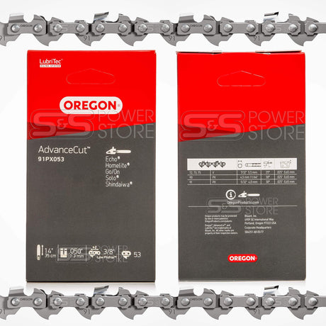 Oregon Sägekette 91PX053E AdvanceCut 3/8" 1,3 mm 53 TG 35 cm Halbmeißel - powerstore-shop