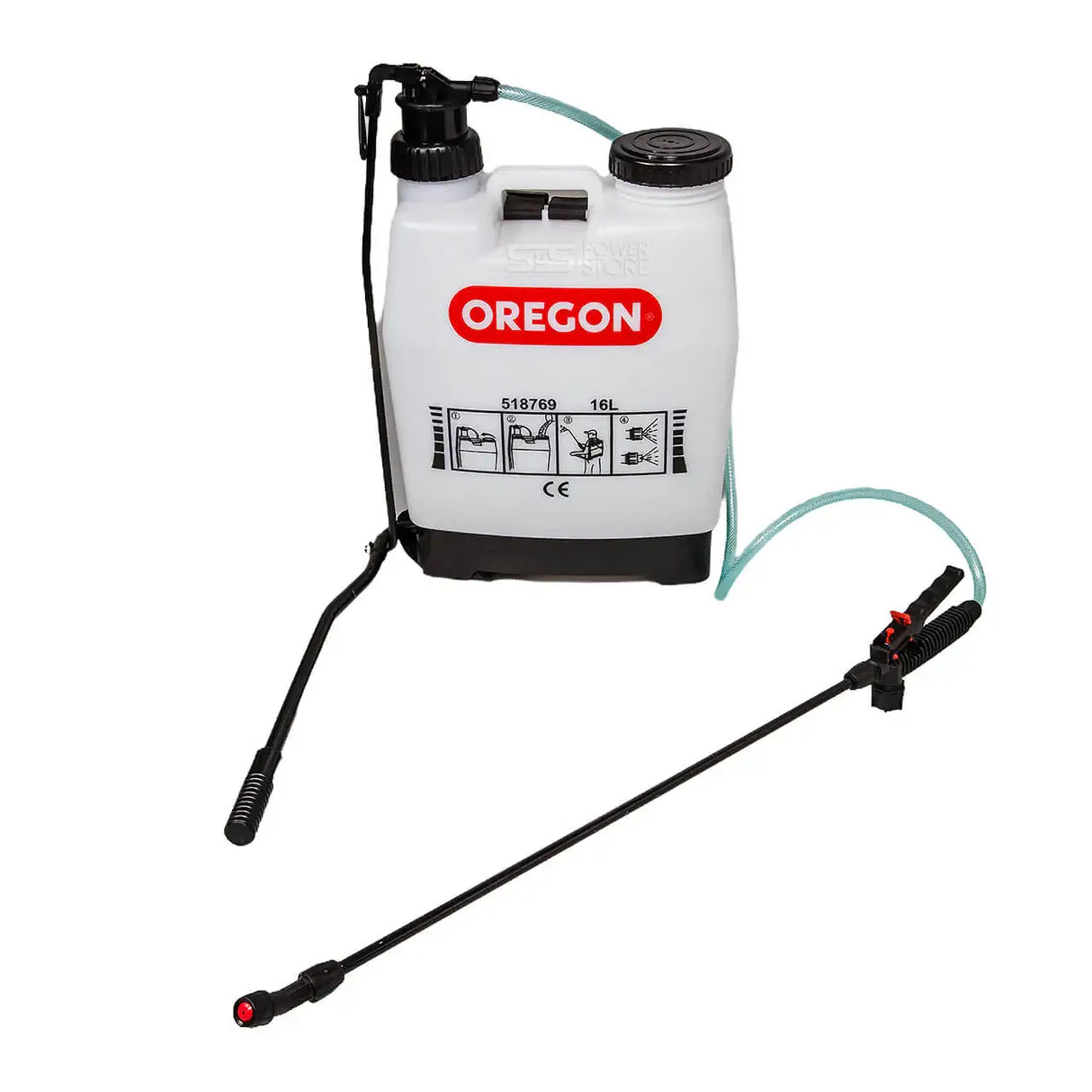 Oregon Rückenspritze 16 Liter Drucksprühgerät Drucksprüher 518769 - powerstore-shop